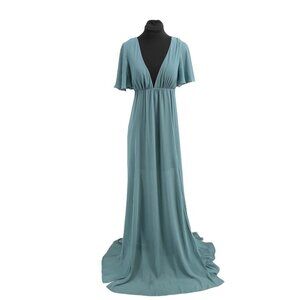 Bridesmaid dress Mumu Faye Flutter Maxi dress Boho Bridgerton ball dress